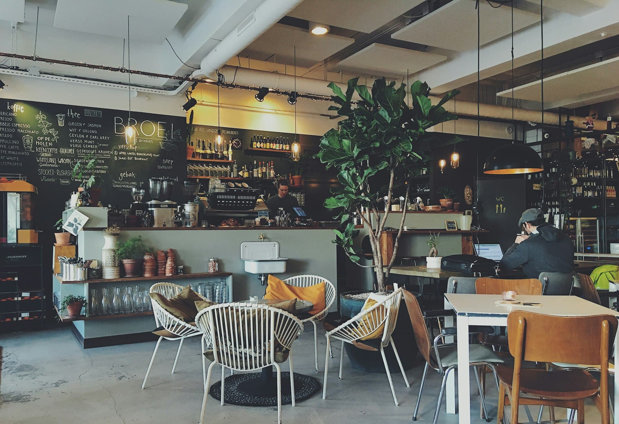 Le comptoir de la Maison Berthier
